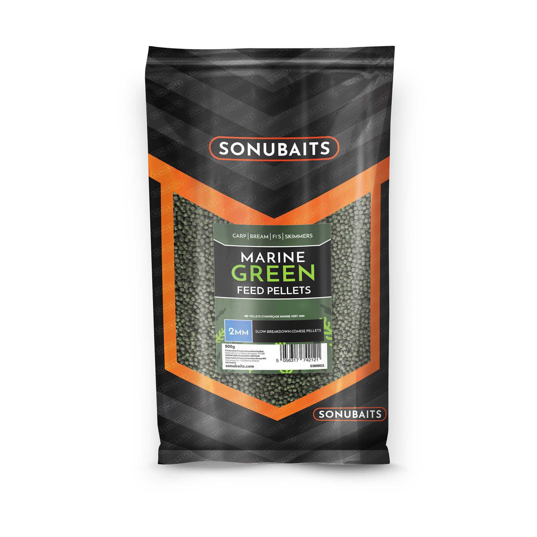 Sonubaits Marine Green Feed Pellets (900 g)