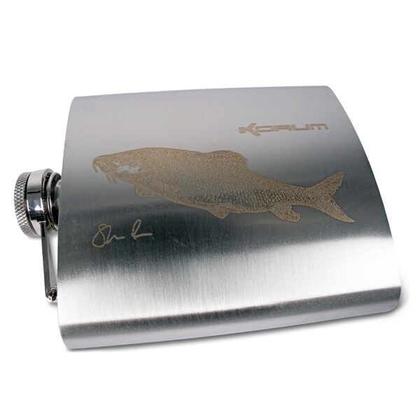 Korum Classic Hip Flask Barbel 7 oz/200 ml - Botella