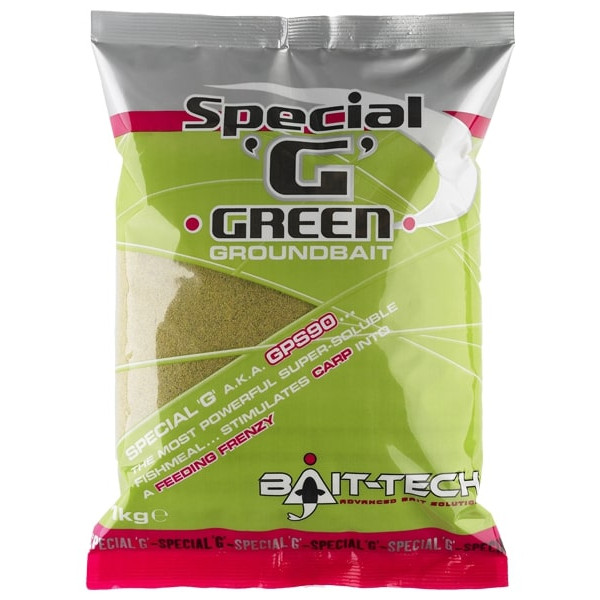 Bait-Tech Special G Groundbait Cebo (1kg) - Green