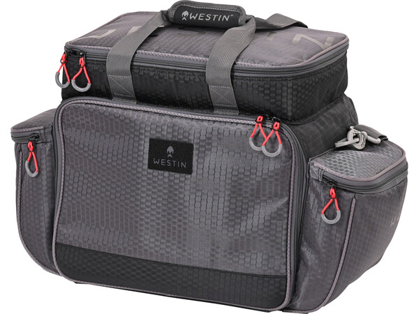 Westin W4 Master Bolsa para señuelos Titanium Black (Con 5 tackleboxes)