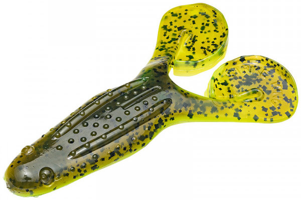 Strike King Rage Toad 10cm, 6 piezas - Green Pumpkin Chartreuse Laminate