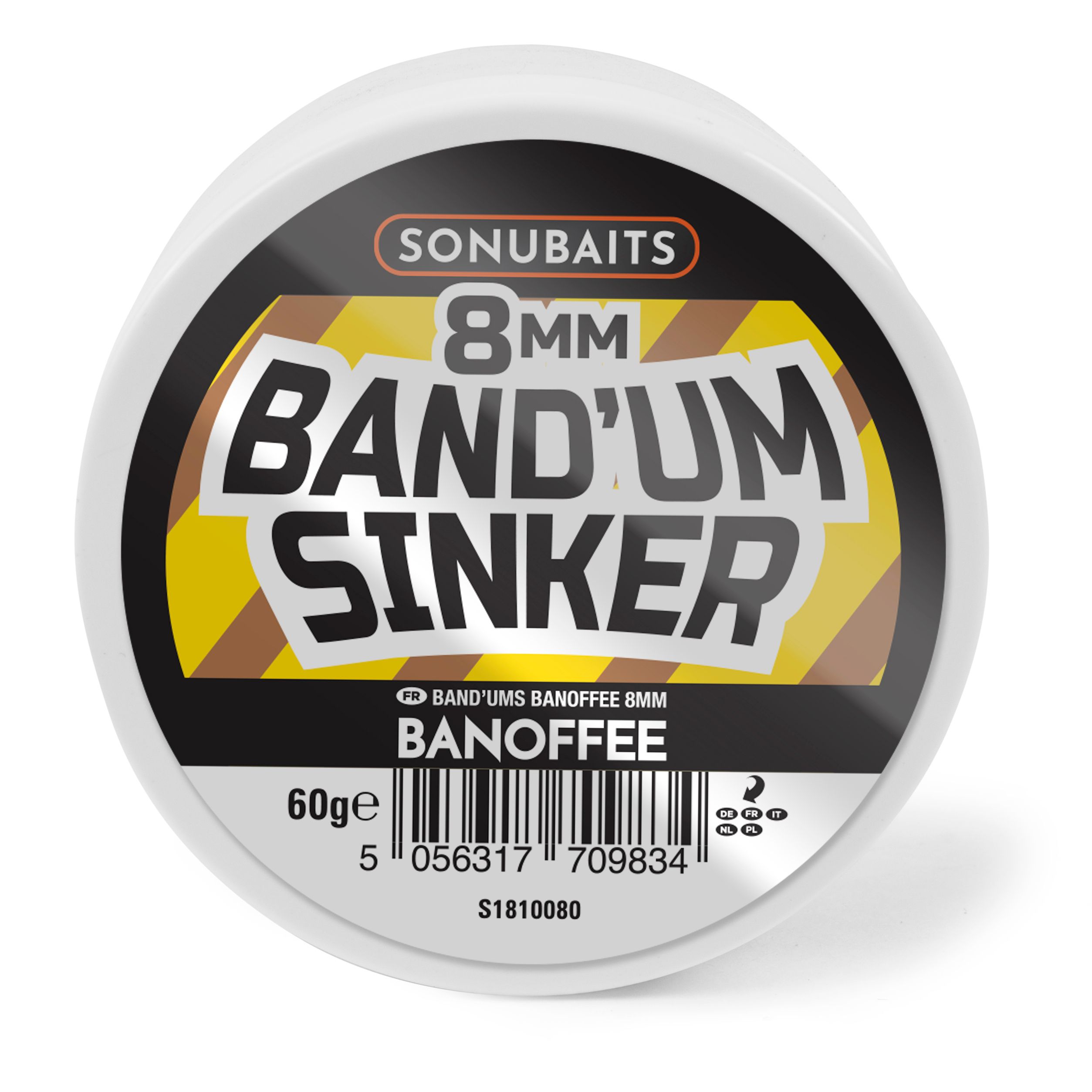 Sonubaits Band'um Sinker Boilies para Pez Blanco 8mm - Banoffee