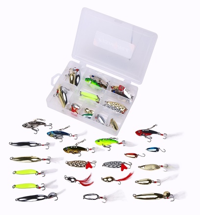 Fish4All Metal Lure Box (21pcs)