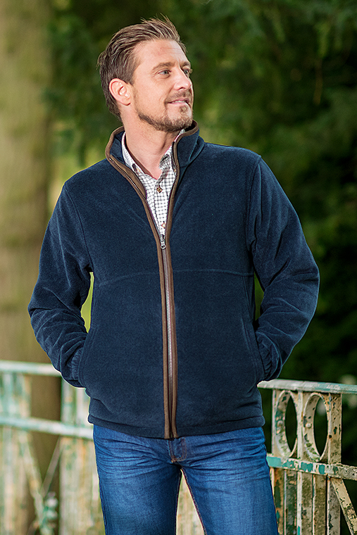 Baleno Henry Fleece Chaqueta Navy Blue