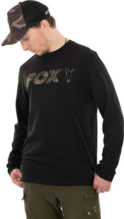 Fox Negro/Camo Camiseta Manga Larga