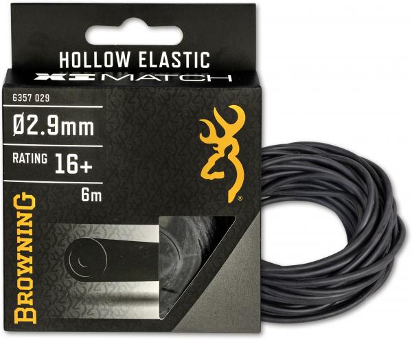 Browning Xi-Match Hollow Elastic (6m) - 2,9mm (Negro)