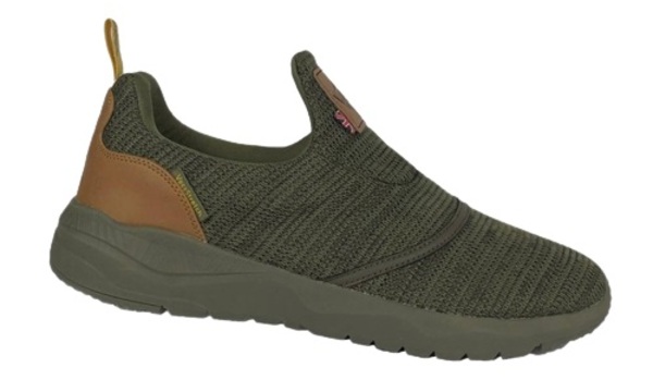 Vass 'Easy-Stretch' Trainer Khaki Zapatos de Pesca