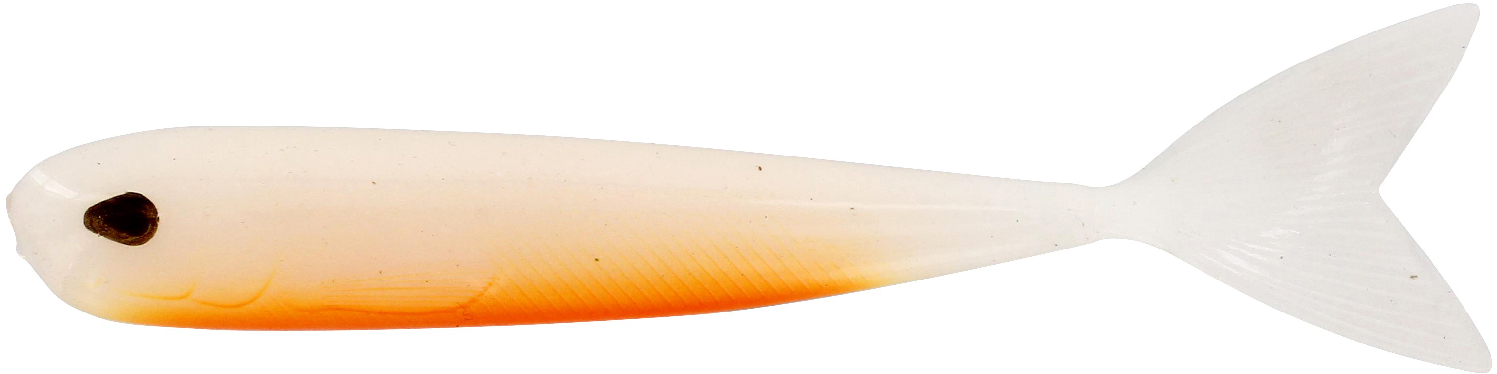 Westin Megateez V-Tail Shad 9cm (6 pcs) - Orange Snow