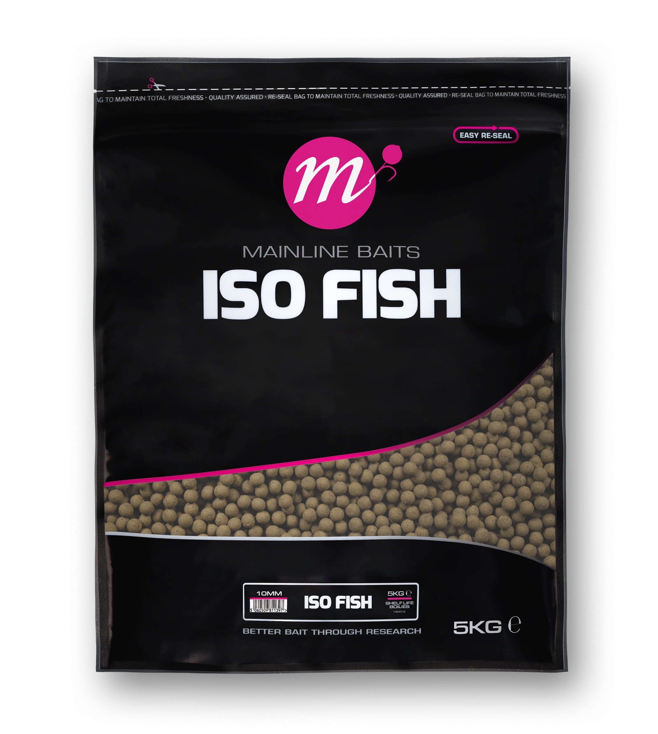 Mainline Shelf Life ISO Fish Boilies (5 kg) - 10mm