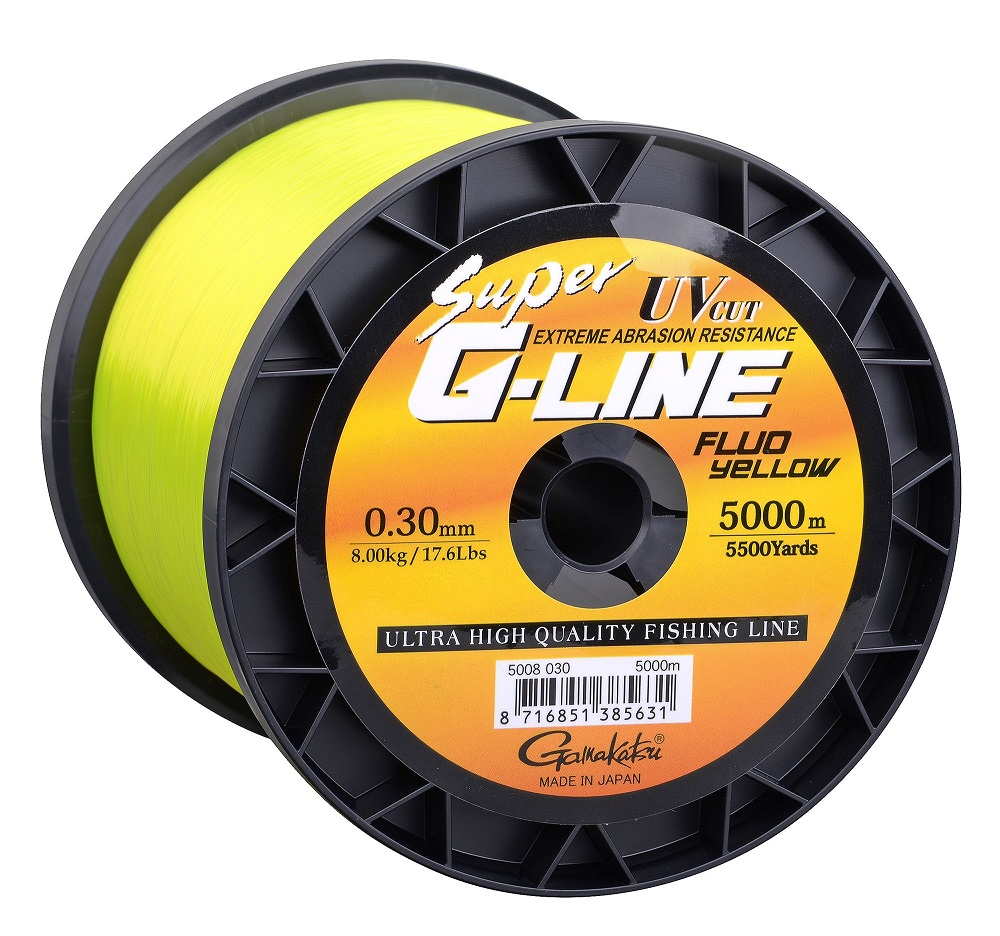 Gamakatsu Super G-Line Fluo Monofilament Línea de Pesca (5000 m)