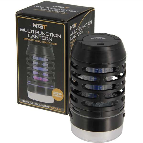 NGT Bug Zapper Multi Function Linterna (recargable por USB)