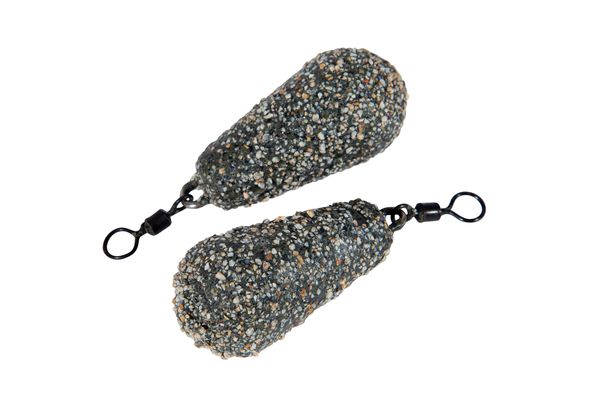 Ultimate Distance Swivel Dark Gravel Plomo para Carpa (2 pcs)