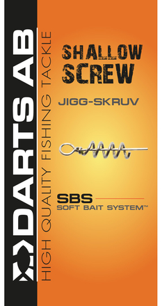 Darts Shallow Screw, 5 piezas