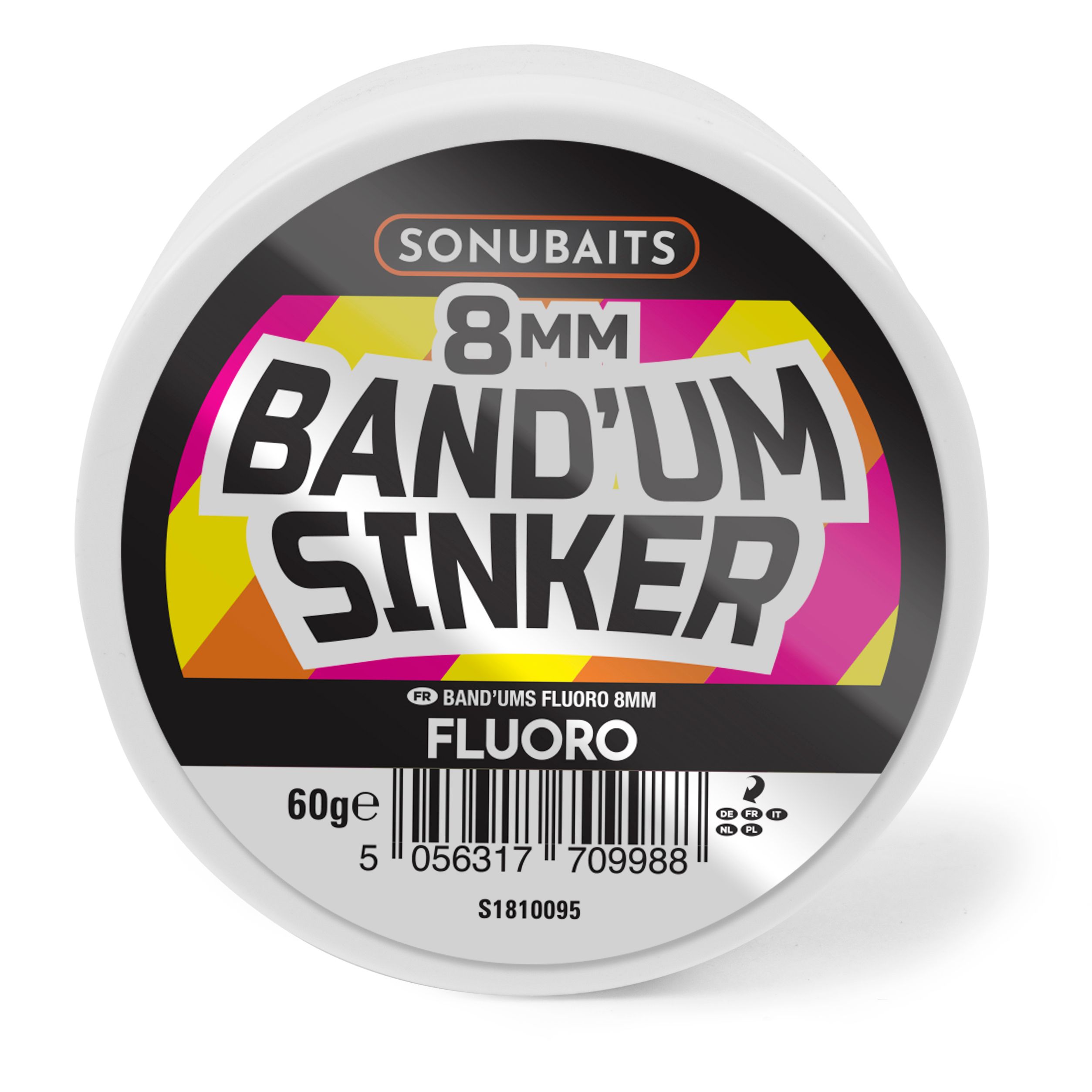 Sonubaits Band'um Sinker Boilies para Pez Blanco 8mm - Fluoro