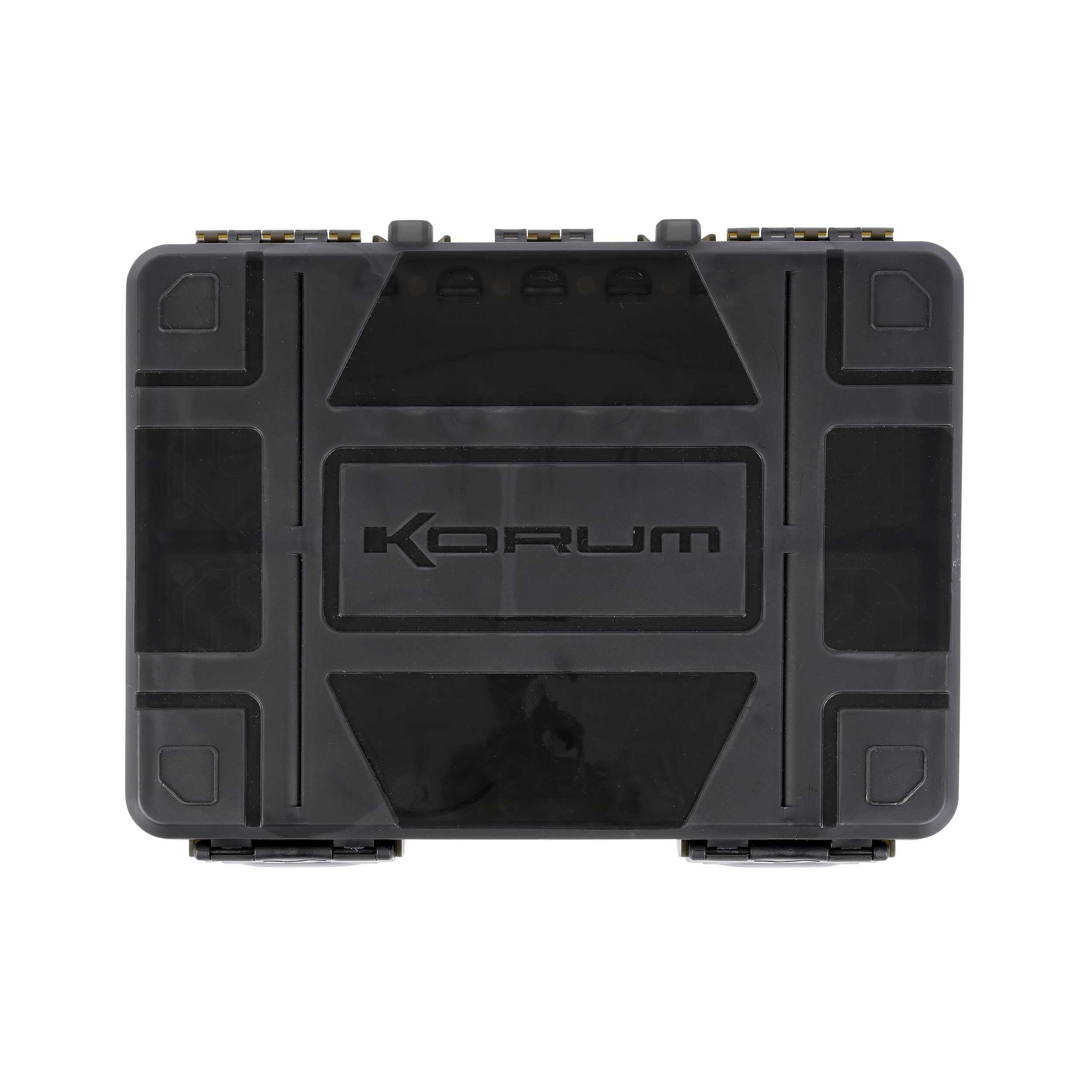 Korum Slim Blox Loaded Tacklebox (incl. 6 herramientas de cebado)