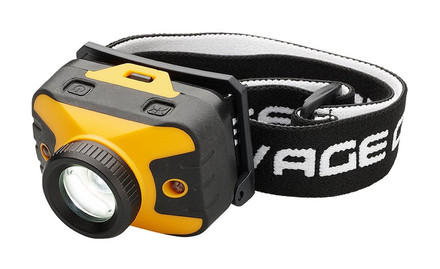 Savage Gear Linterna Frontal UV/Zoom 400 Lumen