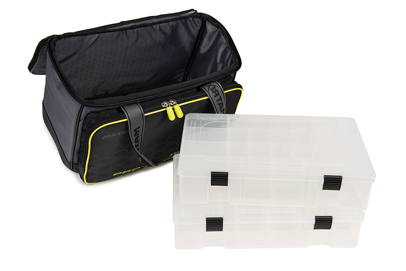 Matrix Ethos Feeder Case Bolsa para Pesca de Pez Blanco (Incl. 3 tackleboxes)