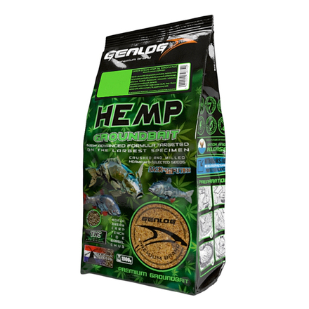 Genlog Groundbait Hemp 1kg