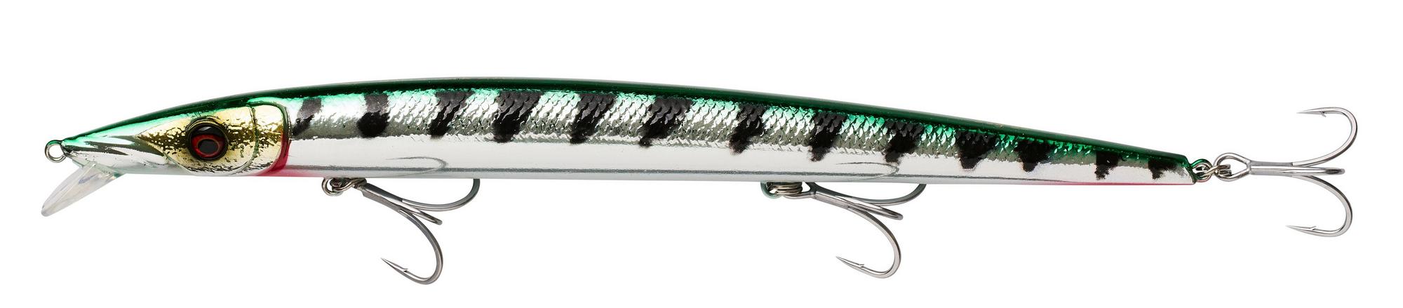 Savage Gear Barra Jerk Señuelo de Hundimiento para Mar 19cm (29g) - Green Barracuda