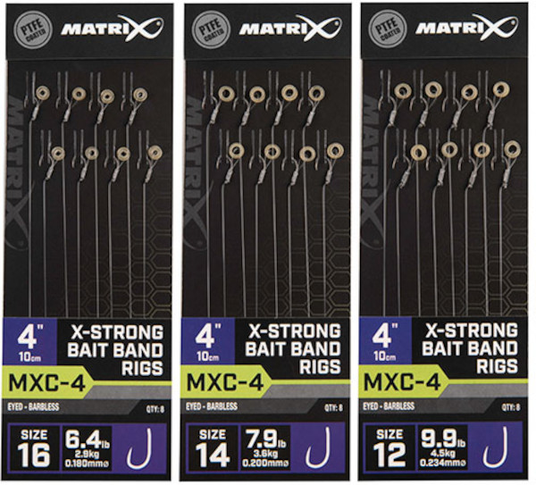 Matrix MXC Rigs Sin Púa - Matrix MXC-4 X-Strong Bait Band