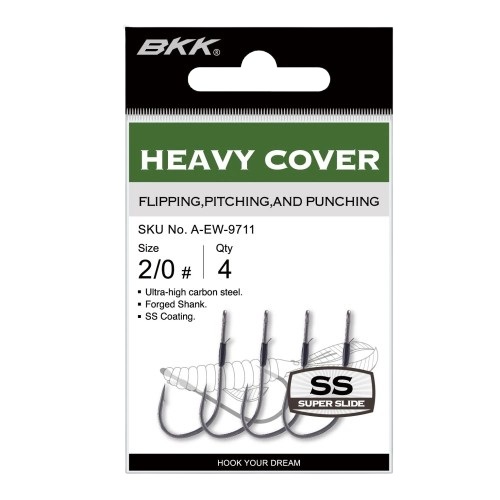 BKK Heavy Cover Anzuelo para Peces Depredadores (4 pzas.)