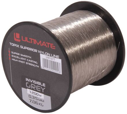 Ultimate Topix nylon invisible gris 1200m 0,35mm 7,06kg