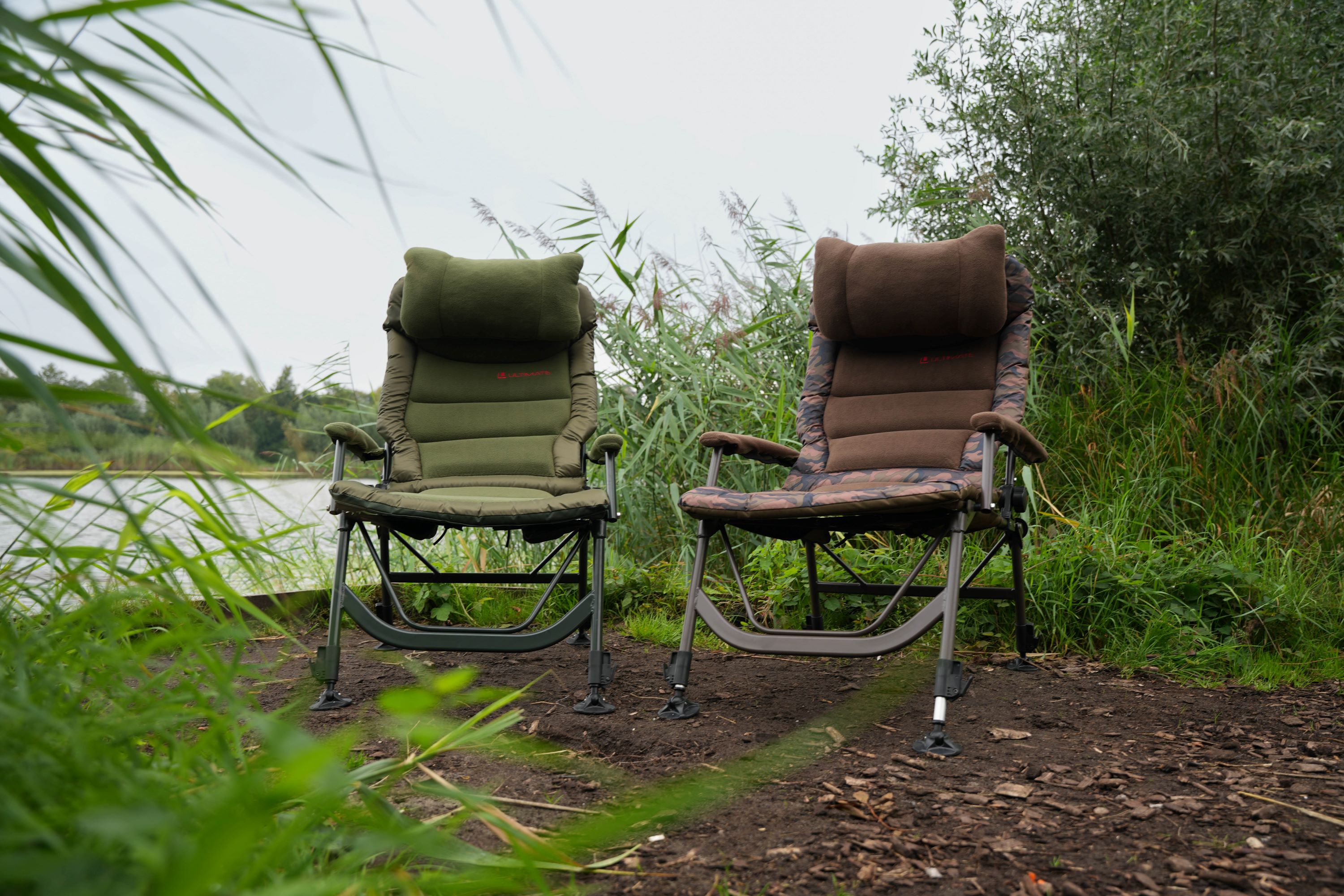 Ultimate Green Comfort Arm Chair Silla para Carpfishing