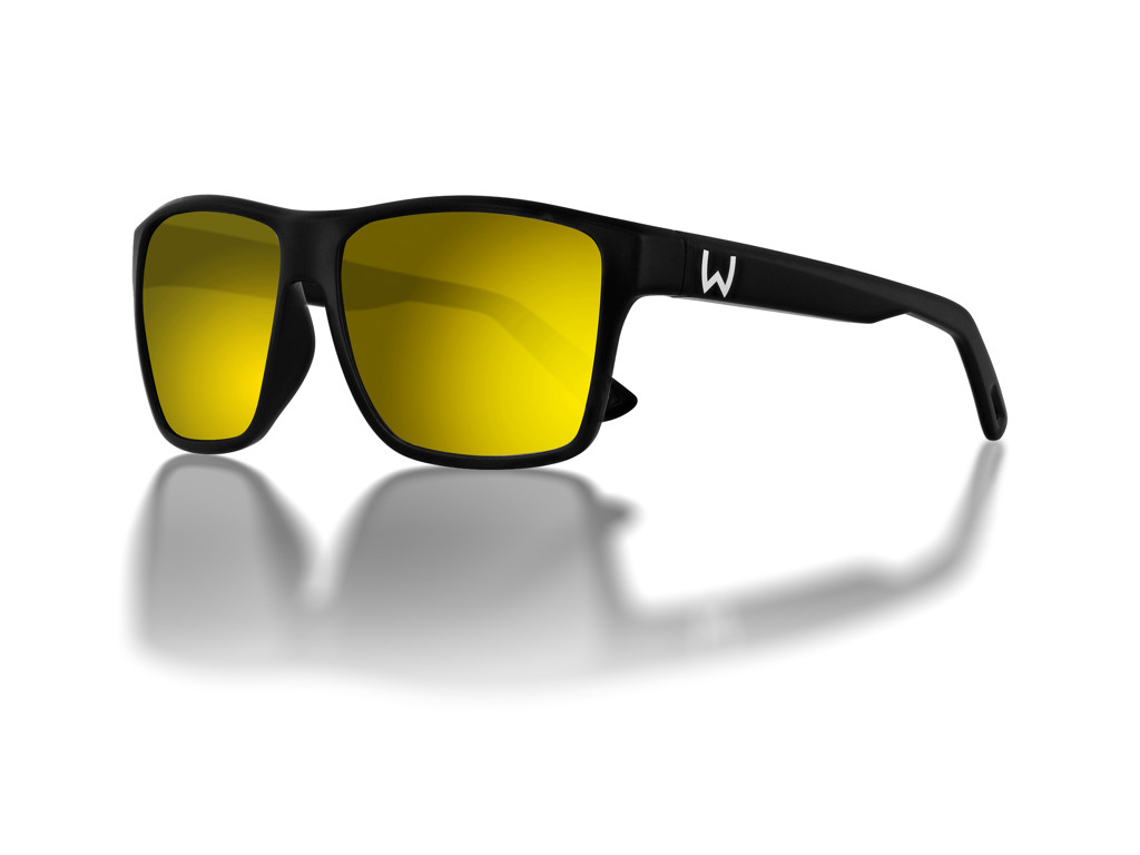 Westin W6 Street 200F Matte Black Gafas de Sol - LB Brown LM Yellow AR Green