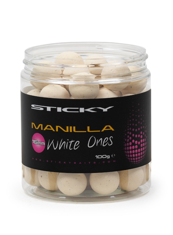 Sticky Baits Manilla White Ones - Manilla White Ones 16mm 100gr tarro