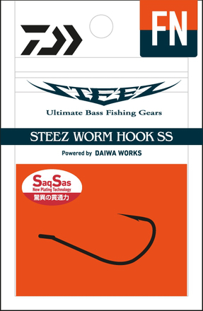 Daiwa Steez Worm Hook SS FN Anzuelo para Depredador