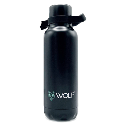 Wolf Flask 750ml Black Botella Térmica