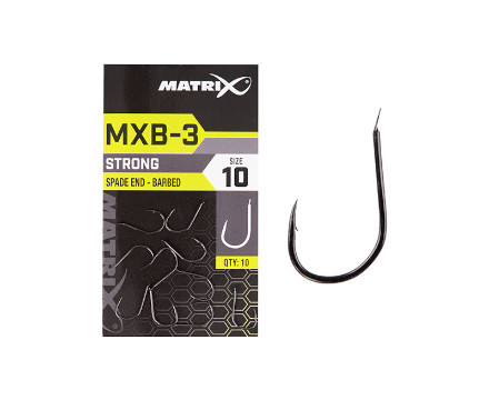 Matrix MXB-3 Barbed Spade End Black Nickel (10pzs)