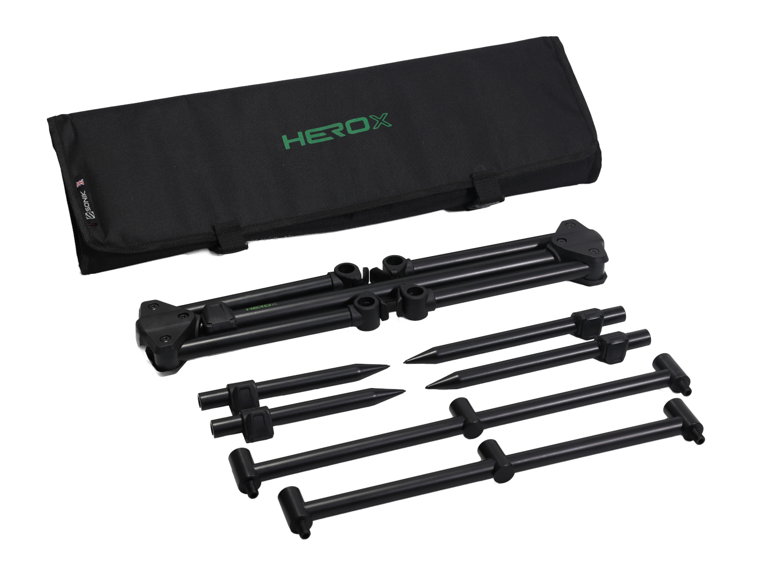 Sonik Herox Soporte para 3 Cañas