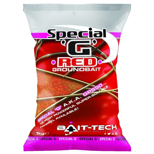 Bait-Tech Special G Groundbait Cebo (1kg) - Red