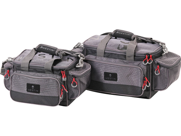 Westin W4 Bolsa de hombro para señuelos Titanium Black (con 4 tackleboxes)