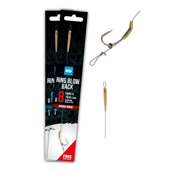 Nash Ring Blow Back Rig Barbless