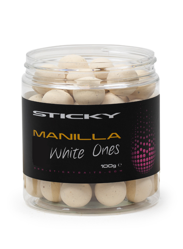Sticky Baits Manilla White Ones - Manilla White Ones 12mm 100gr tarro