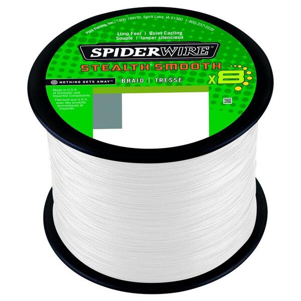 Spiderwire Stealth Smooth 8 Translucent Línea Trenzada (2000m)